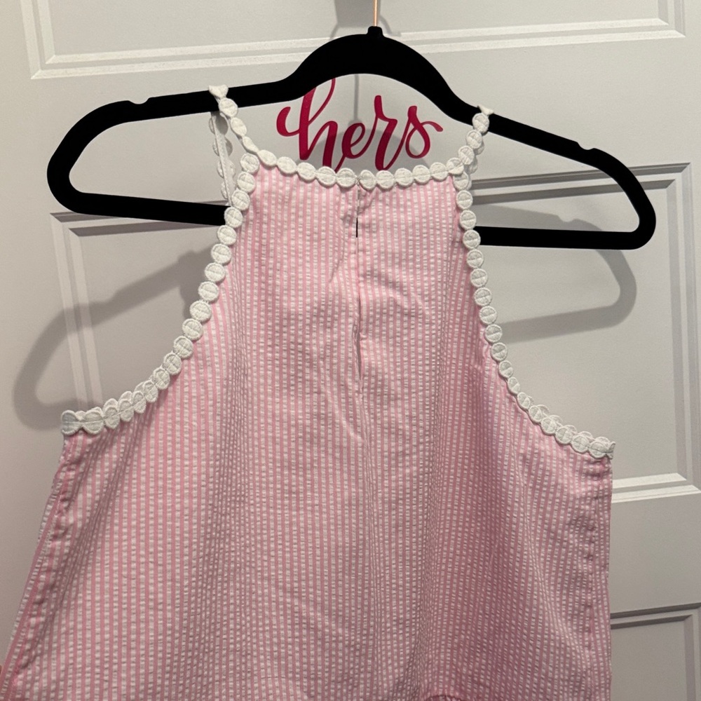 Pink Sleeveless Dress with Lace Detail - Lilly Pulitzer - Picture 4 of 4